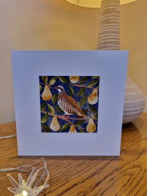 Greeting Card : Partridge in a Pear Tree