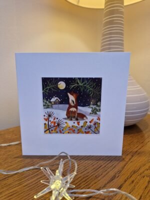 Greeting Card : Christmas Fox