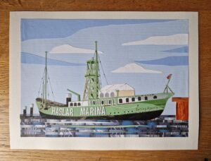 The Light Boat – Original Collage by Victoria Whitlam