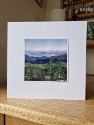 Greeting Card : Blue Ridge Mountains