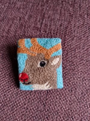 Rudolph Christmas Brooch