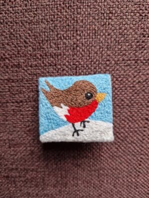 Christmas Robin Brooch